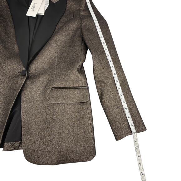 VERONICA BEARD Ashburn Dickey Jacket Blazer in Bronze 8|M - Picture 11 of 11